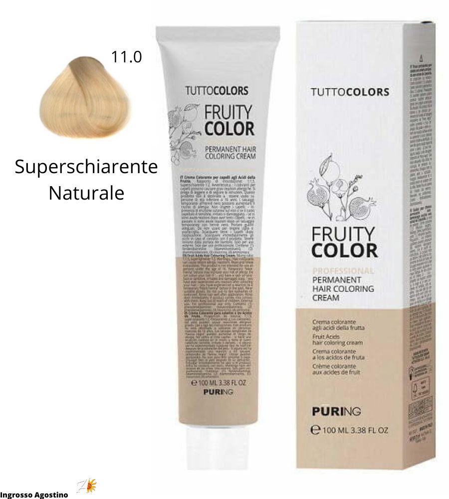 Tintura Fruity Color Puring 100ml 11.0 Superschiarente Naturale