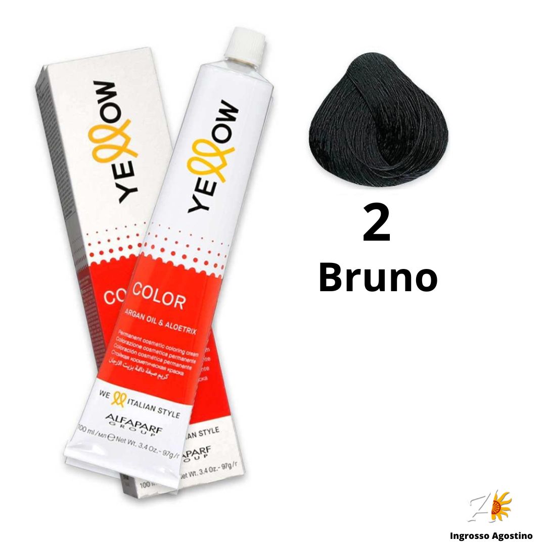 Yellow Alfaparf dye 100ml 2 Brown