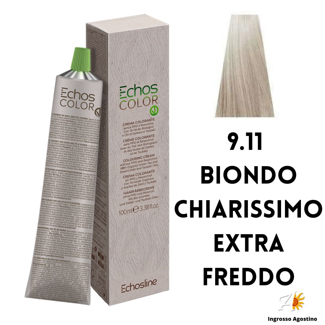 Echosline Echos Color Tintura 9.11 Biondo Chiarissimo Extra Freddo 100ml