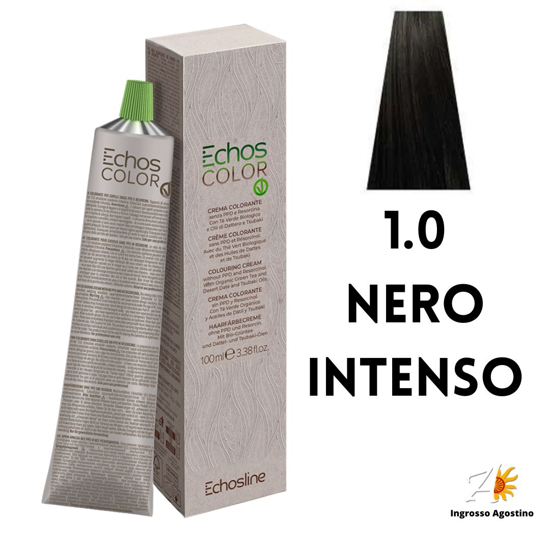 Echosline Echos Color Tintura 1.0 Nero Intenso 100ml