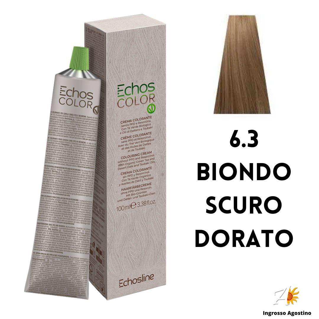 Echosline Echos Color Vegan 6.3 Dark Golden Blonde 100ml