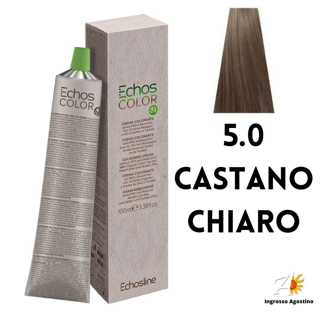 Echosline Echos Color Dye 5.0 Light Brown 100ml