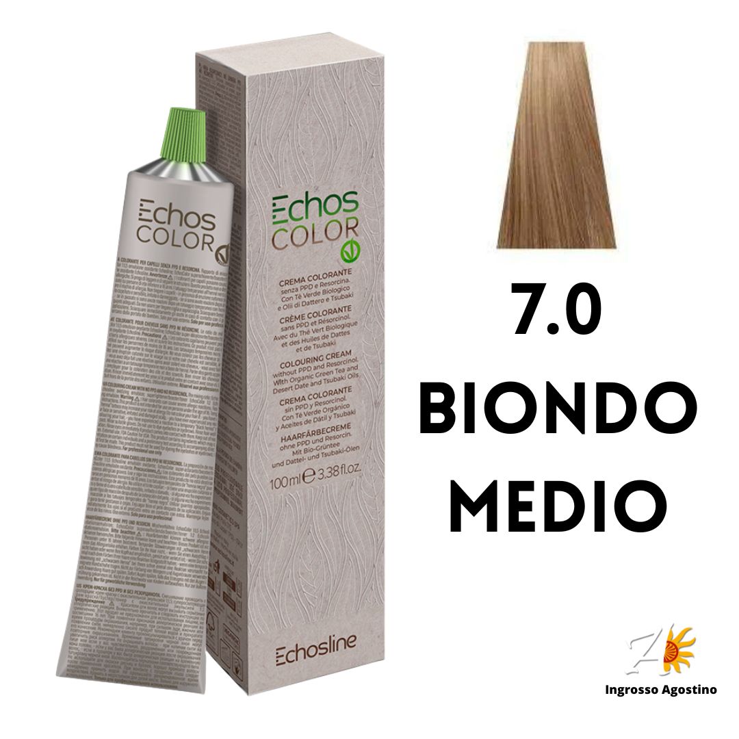 Echosline Echos Color Dye 7.0 Medium Blonde 100ml