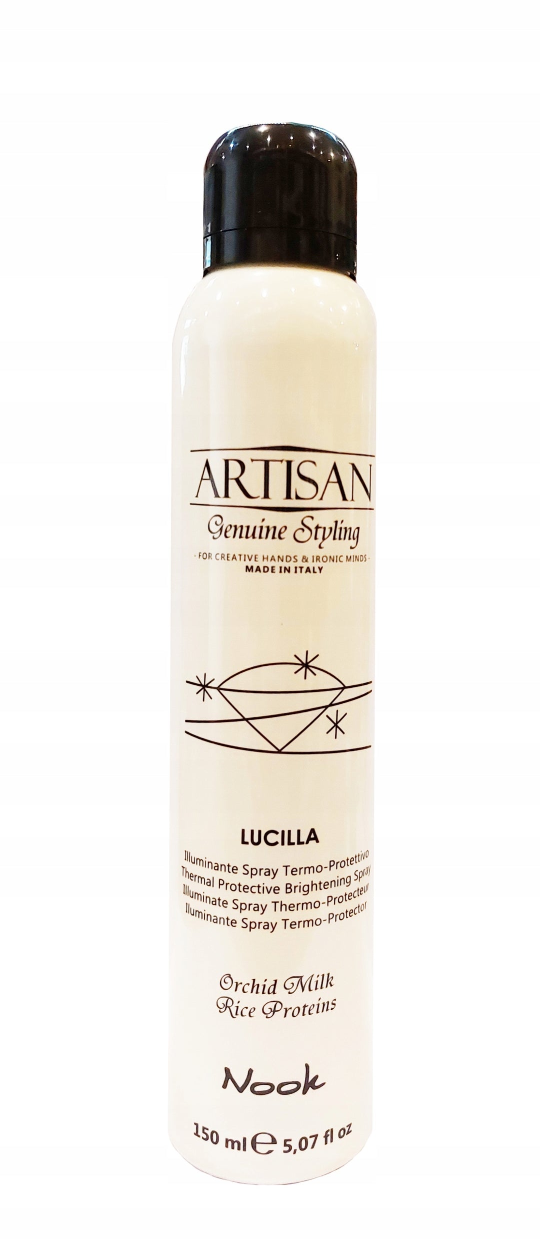 Illuminante Spray Termoprotettivo Lucilla Nook 150ml