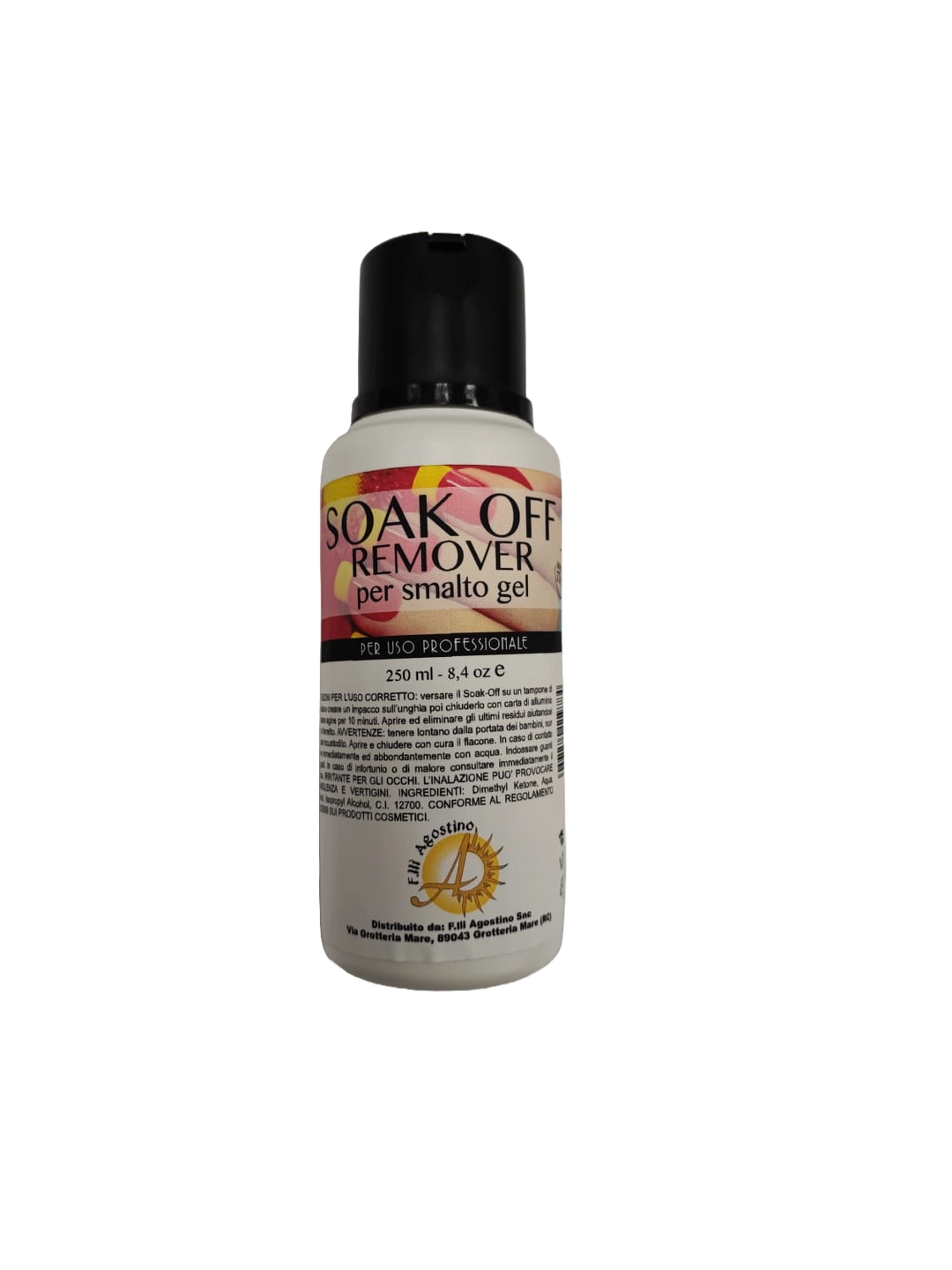Soak Off Gel Polish Remover Agostino 250ml