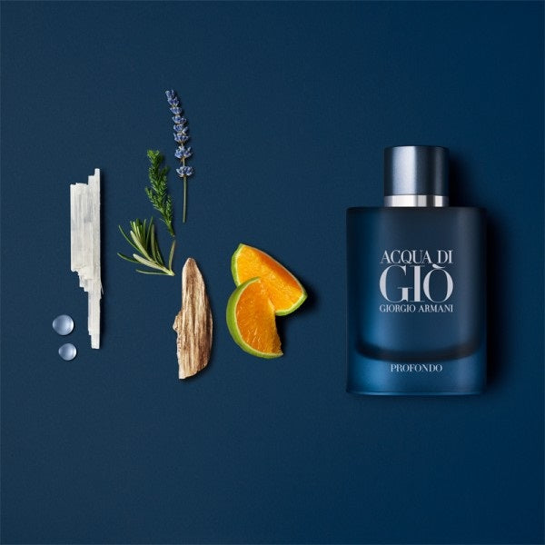 Giorgio Armani - Acqua di Giò PROFONDO - Eau De Parfum - 200 Ml - Non Ricaricabile