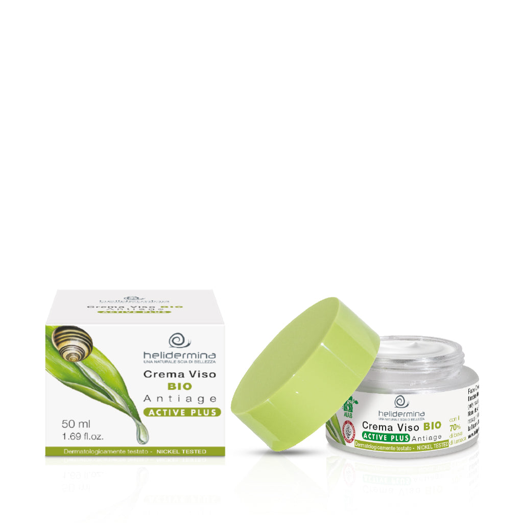 La Dispensa Cosmesi Naturale - Helidermina - Crema Viso BIO Anti Età alla Bava Di Lumaca 70% Active Plus - 50 ml