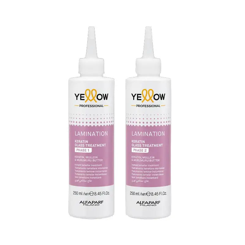 Yellow Alfaparf Lamellar Treatment
