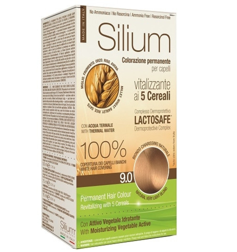 Silium Permanent Hair Color 9.0 Very Light Natural Blonde