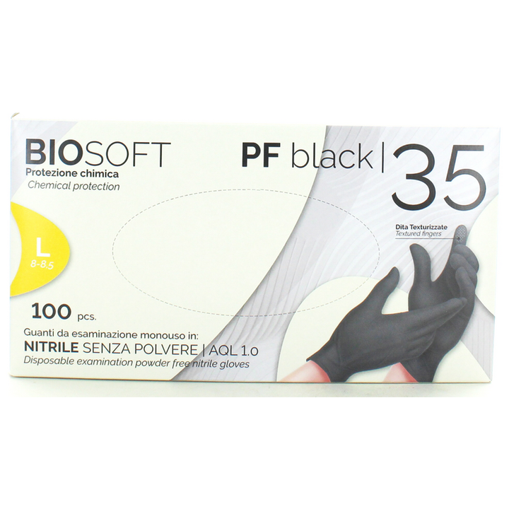 Biosoft Guanti in Nitrile Senza Polvere