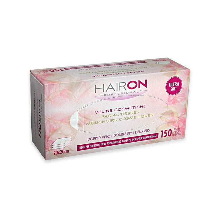 Veline Cosmetiche Struccanti Hairon Doppio Velo 150 pezzi