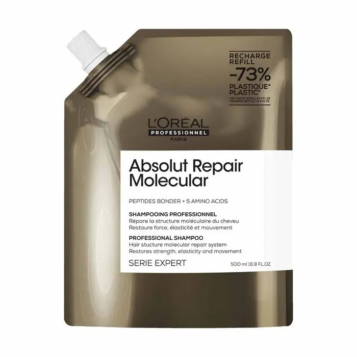 Ricarica Shampoo Absolut Repair Molecular 500ml L'Oreal