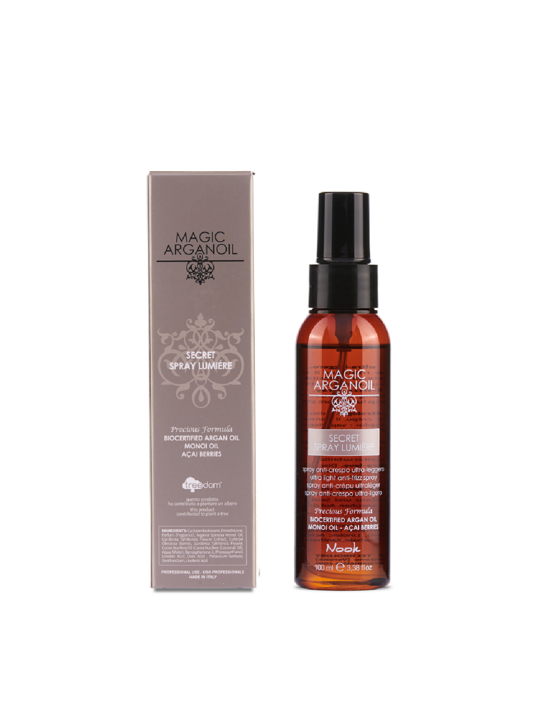 Nook MAgic Arganoil Olio Spray Anti Crespo Ultra Leggero 100ml