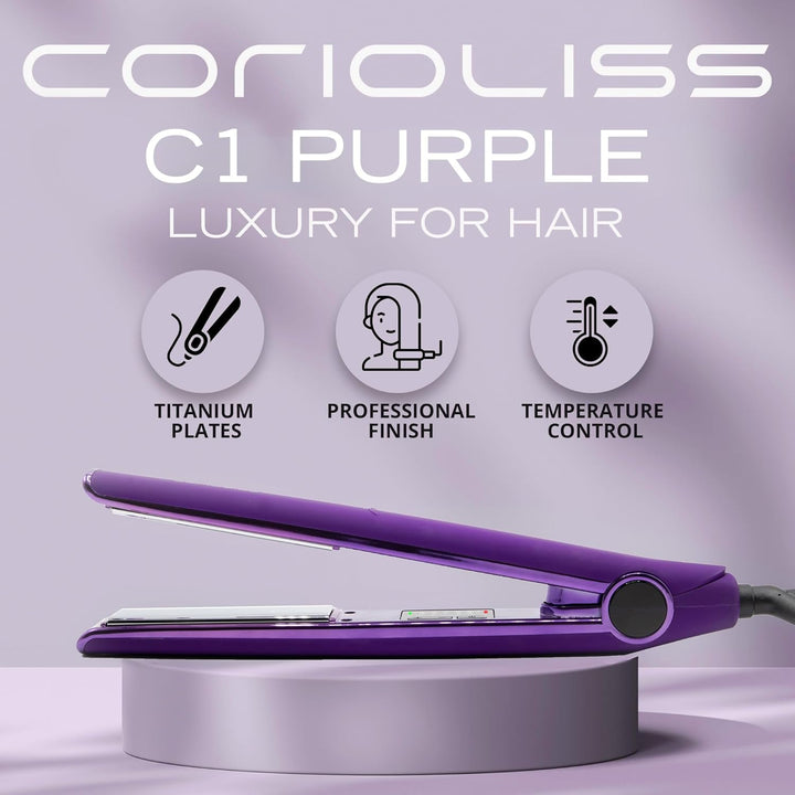 Piastra + Spazzola C1 Purple Corioliss