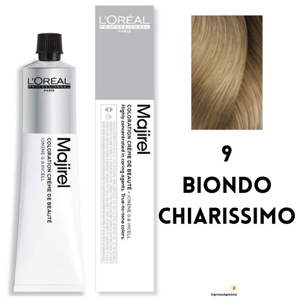 Tintura Majirel L'Oreal 50ml 9 Biondo Chiarissimo