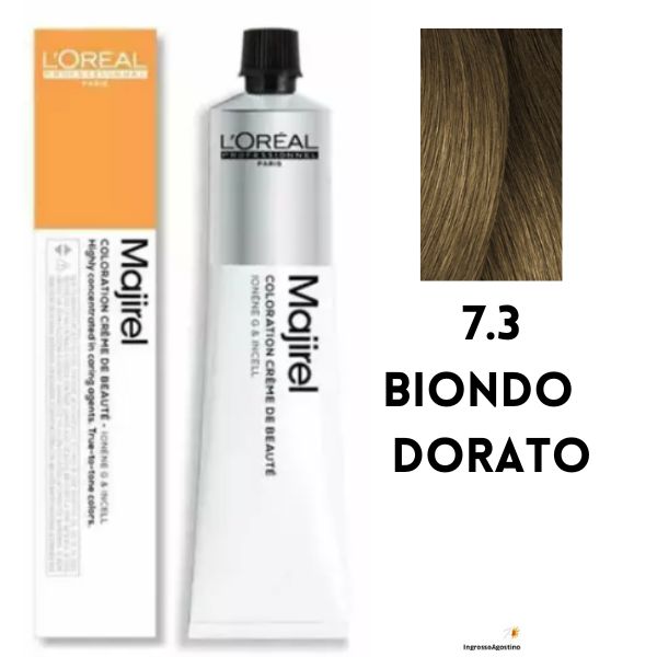 Tintura Majirel L'Oreal 50ml 7.3 Biondo Dorato