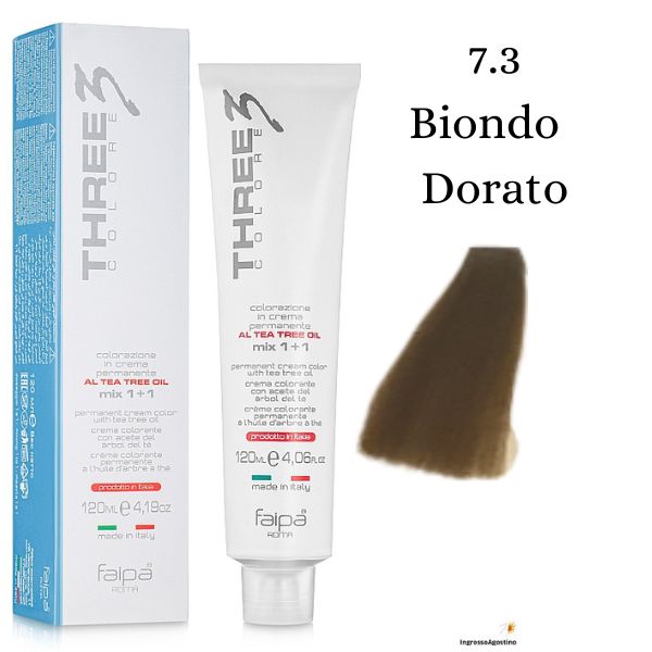 Three3 Color Tintura 120ml 7.3 Biondo Dorato Faipa