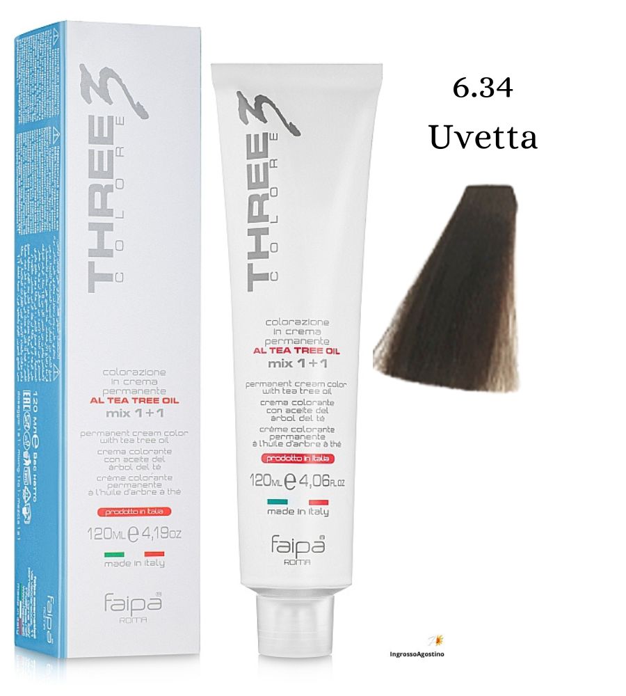 Three3 Colore Tintura Faipa 120ml 6.34 Uvetta