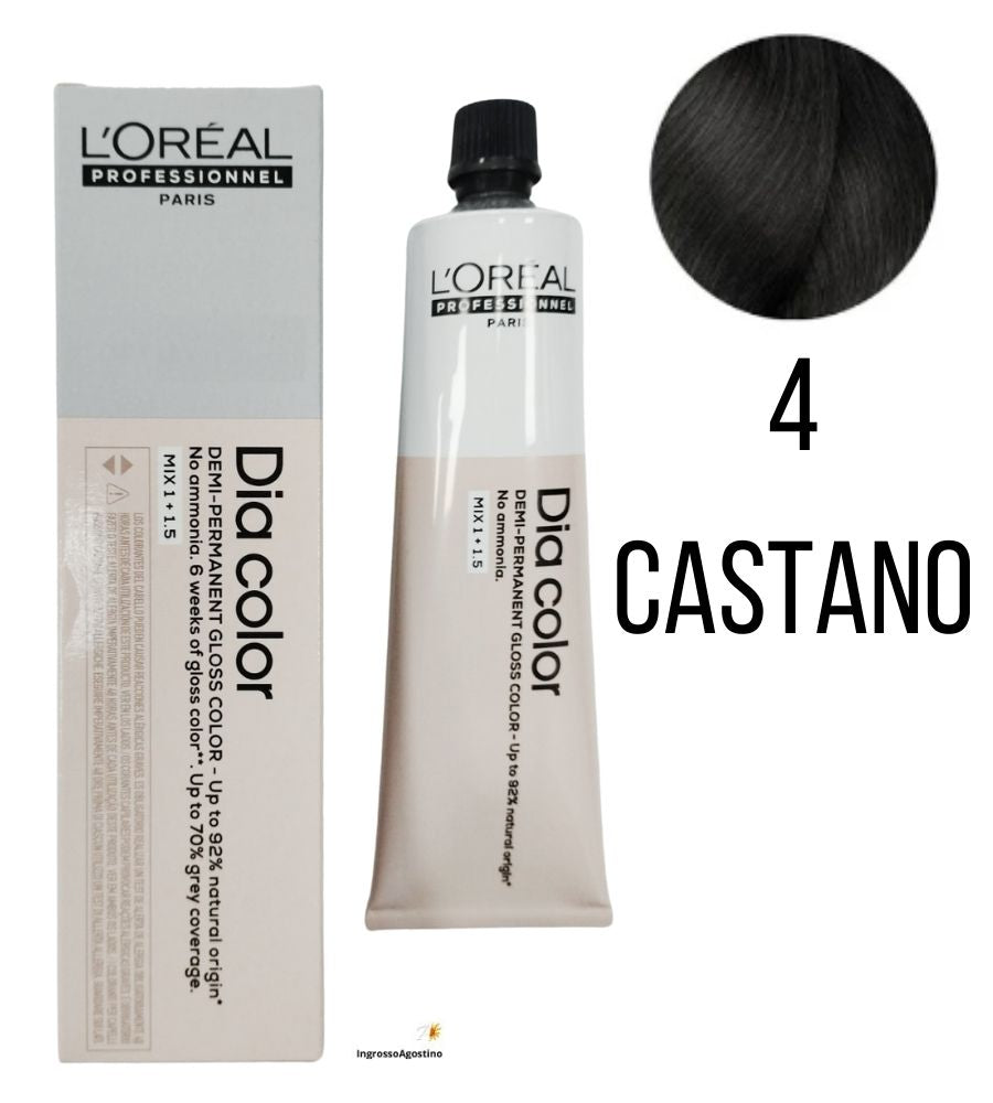 Tintura Diacolor L'Oreal 60ml 4 Castano