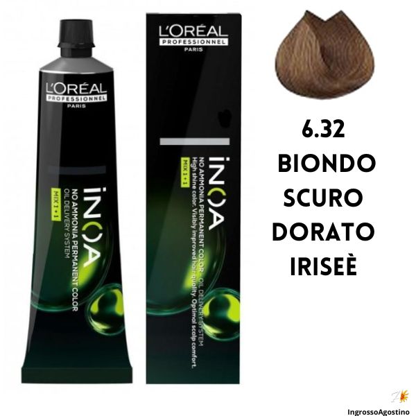 Inoa Tintura 60ml L'Oreal 6.32 Biondo Scuro Dorato Iriseè