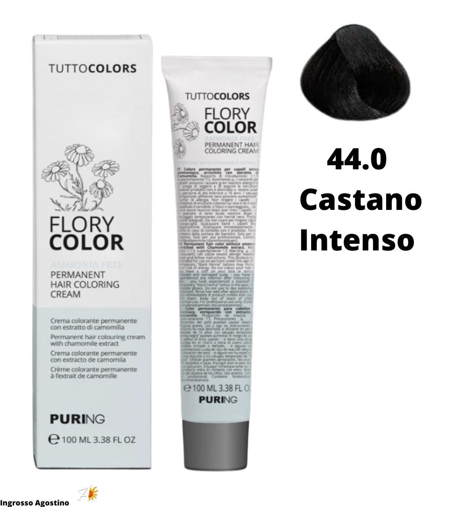 Tintura Flory Color Senza Ammoniaca 100ml 44.0 Castano Intenso