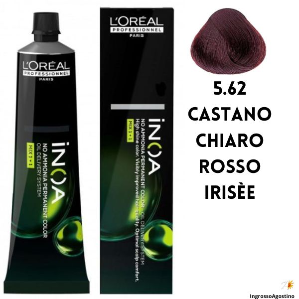 Inoa Tintura 60ml L'Oreal 5.62 Castano Chiaro Rosso Irisèe