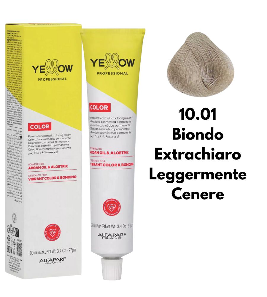 Alfaparf Yellow Dye 100ml 10.01 Extra Light Blonde Slightly Ash