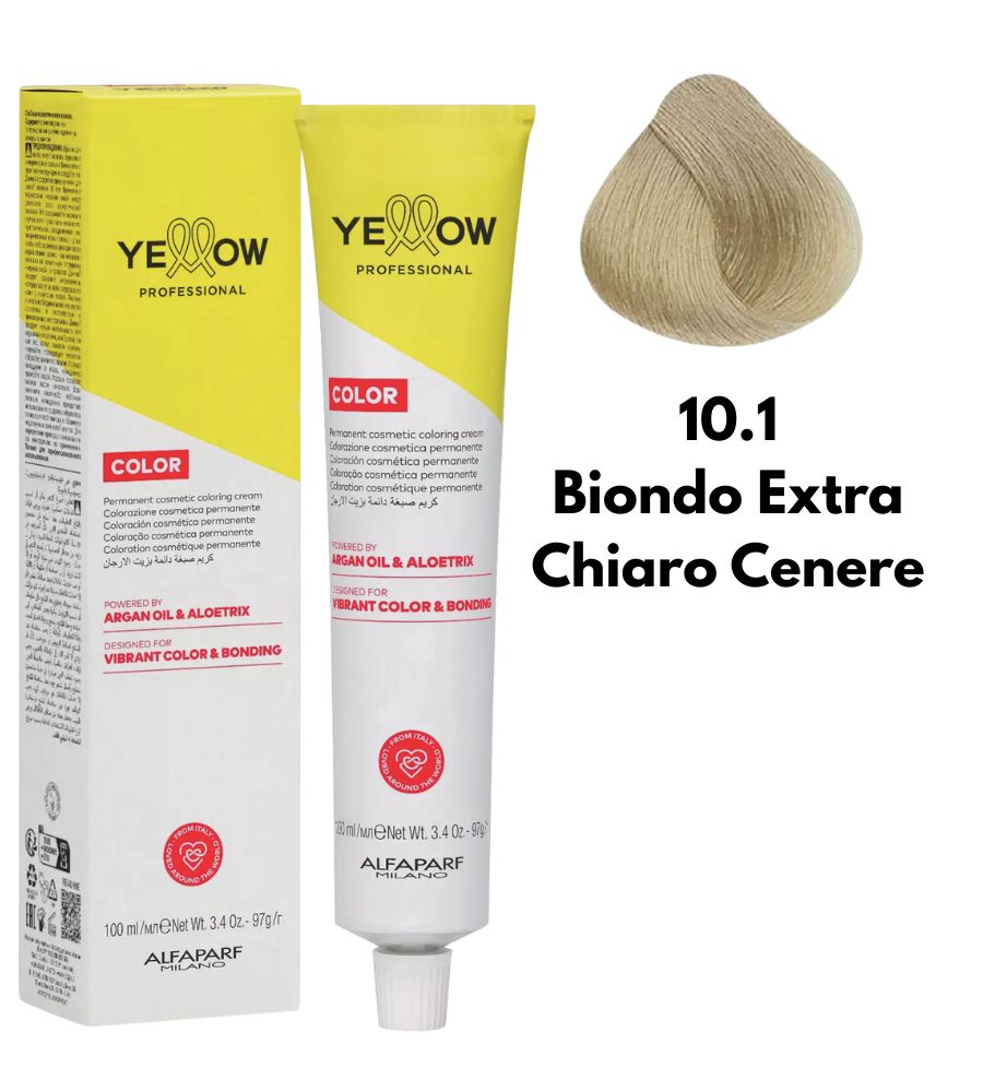Yellow Alfaparf Dye 100ml 10.1 Extralight Ash Blonde