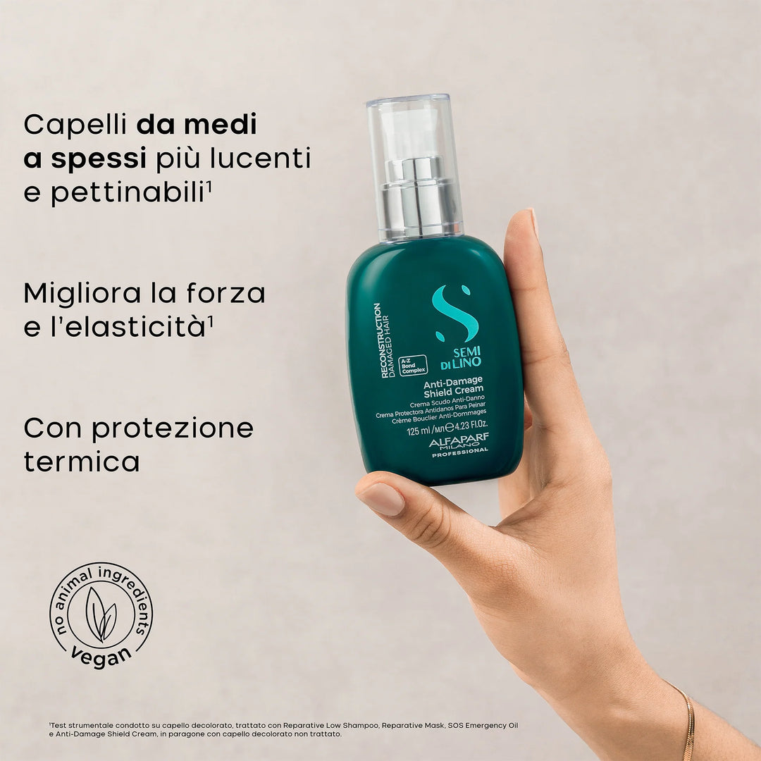 Crema Scudo Anti Danno 125ml Semi di Lino Alfaparf Milano