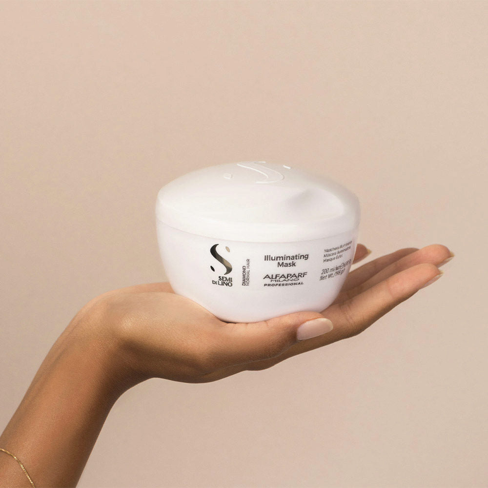 Maschera illuminante 200ml Alfaparf Milano Semi di Lino