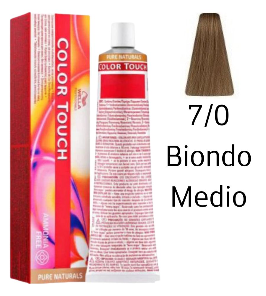 Tintura Color Touch Wella 60ml 7/0 Biondo Medio