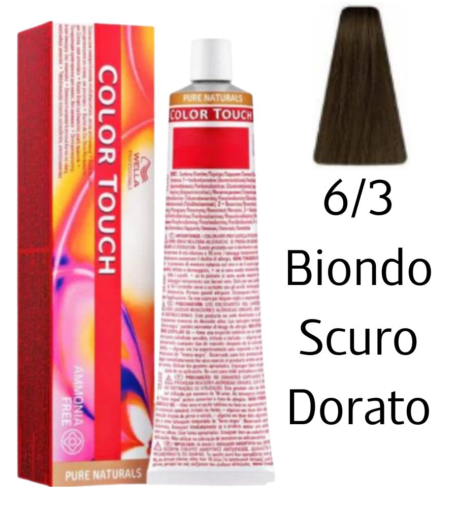 Tintura Color Touch Wella 60ml 6/3 Biondo Scuro Dorato