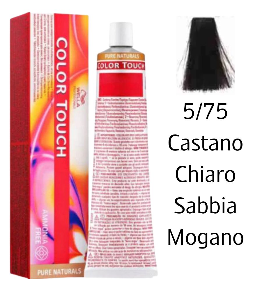 Tintura Color Touch Wella 60ml 5/75 Castano Chiaro Sabbia Mogano