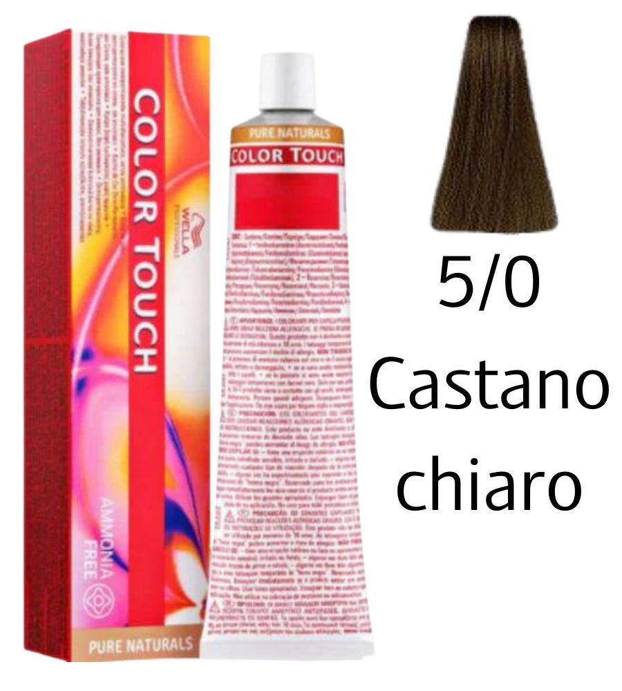 Tintura Color Touch Wella 60ml 5/0 Castano Chiaro