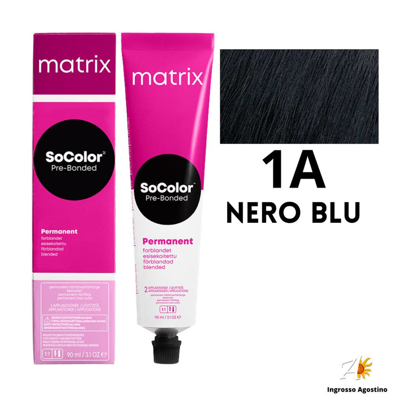 Tintura SoColor Matrix 1A Nero Blu 90ml