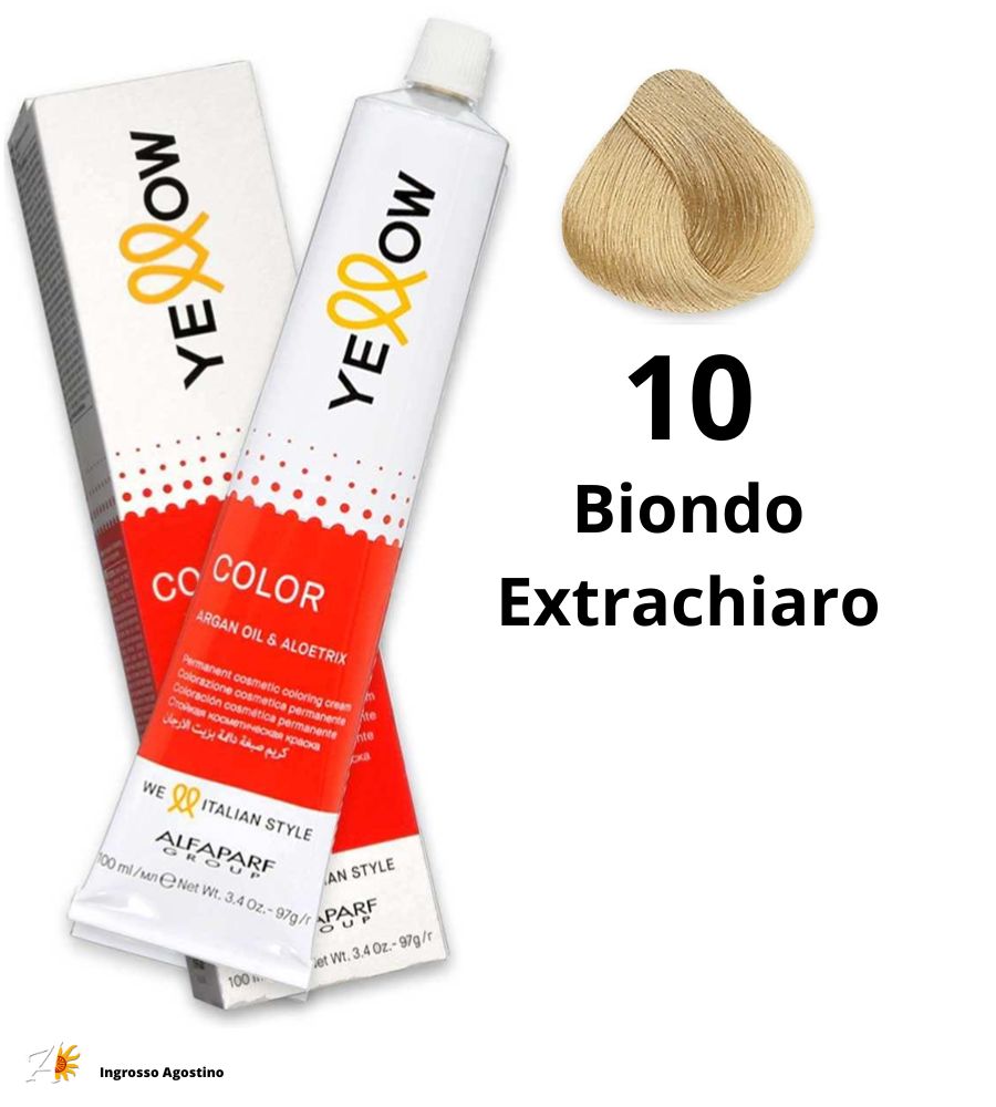 Tintura Yellow Alfaparf 100ml 10 Biondo Extrachiaro