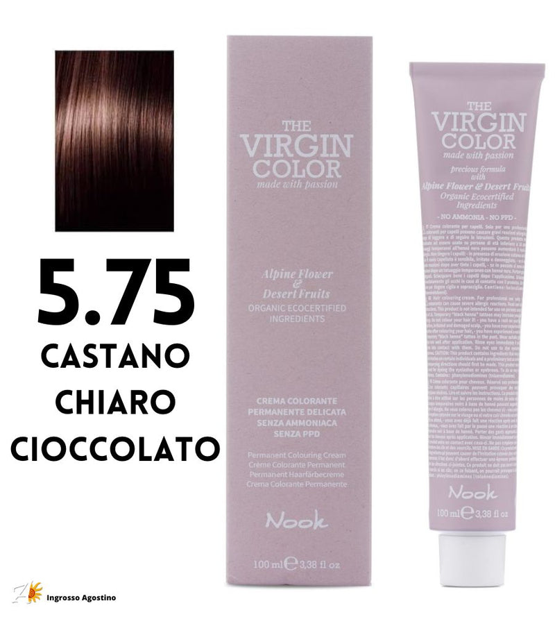 Tintura The Virgin Color Nook 100ml 5.75 Castano Chiaro Cioccolato