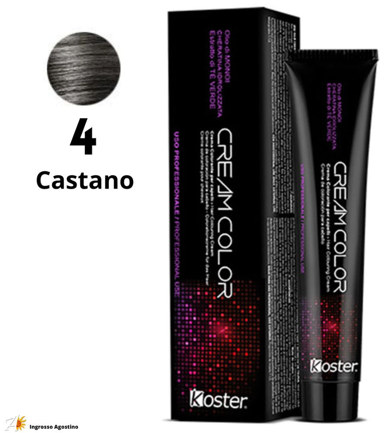 Tintura Koster Cream Color 100ml 4 Castano