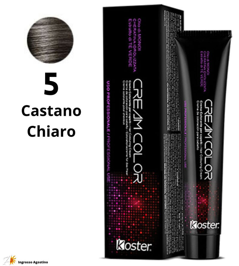 Tintura Koster Cream Color 100ml 5 Castano Chiaro