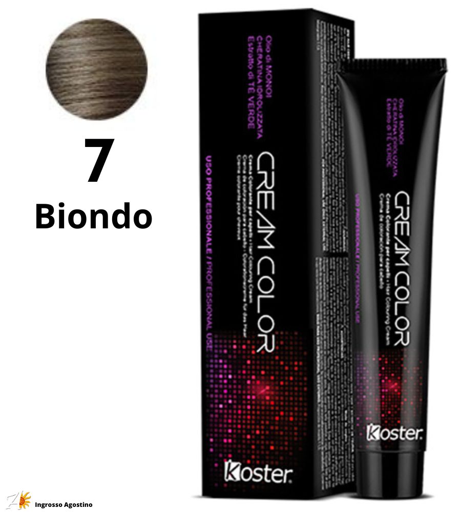 Tintura Koster Cream Color 100ml 7 Biondo