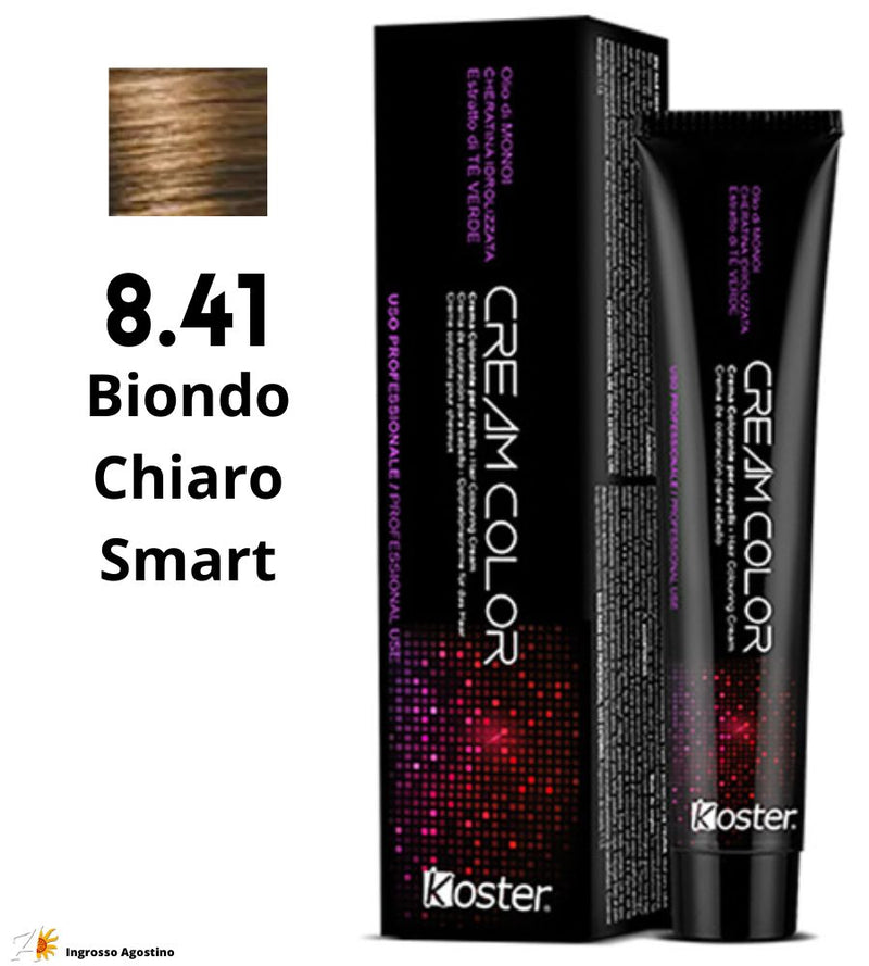Tintura Koster Cream Color 100ml 8.41 Biondo Chiaro Smart