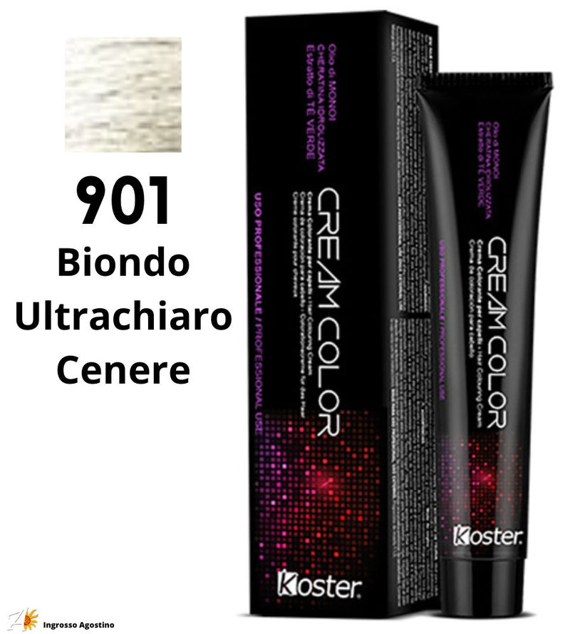 Tintura Koster Cream Color 100ml 901 Biondo Ultrachiaro Cenere