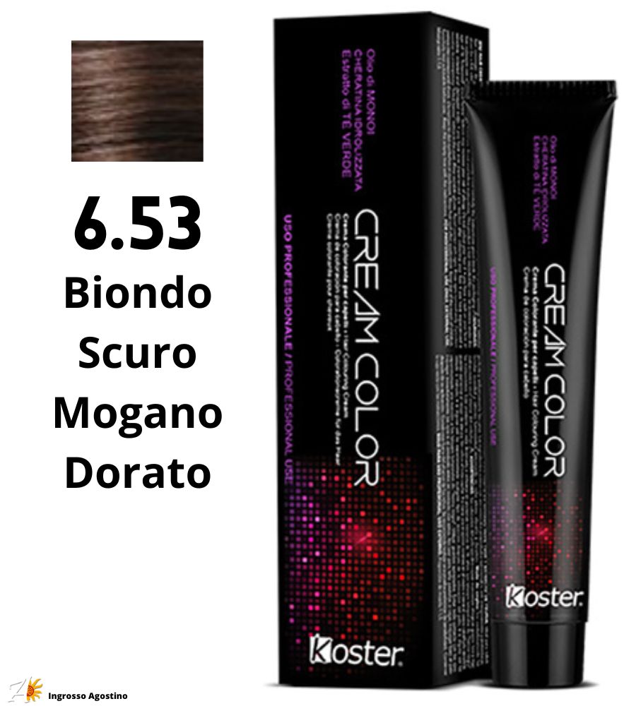 Tintura Koster Cream Color 100ml 6.53 Biondo Scuro Mogano Dorato