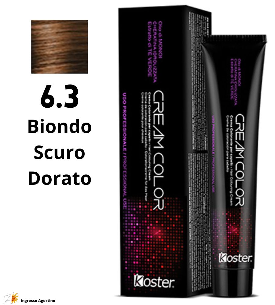 Tintura Koster Cream Color 100ml 6.3 Biondo Scuro Dorato