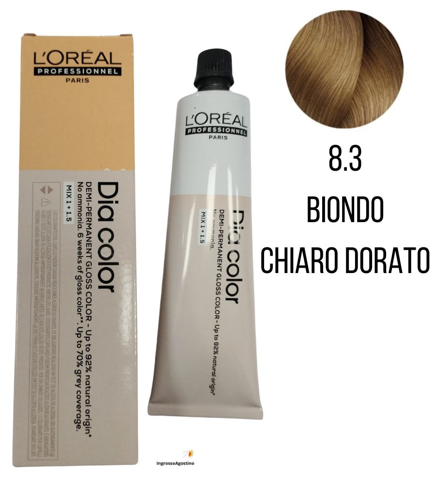 Tintura Diacolor L'Oreal 60ml 8.3 Biondo chiaro Dorato