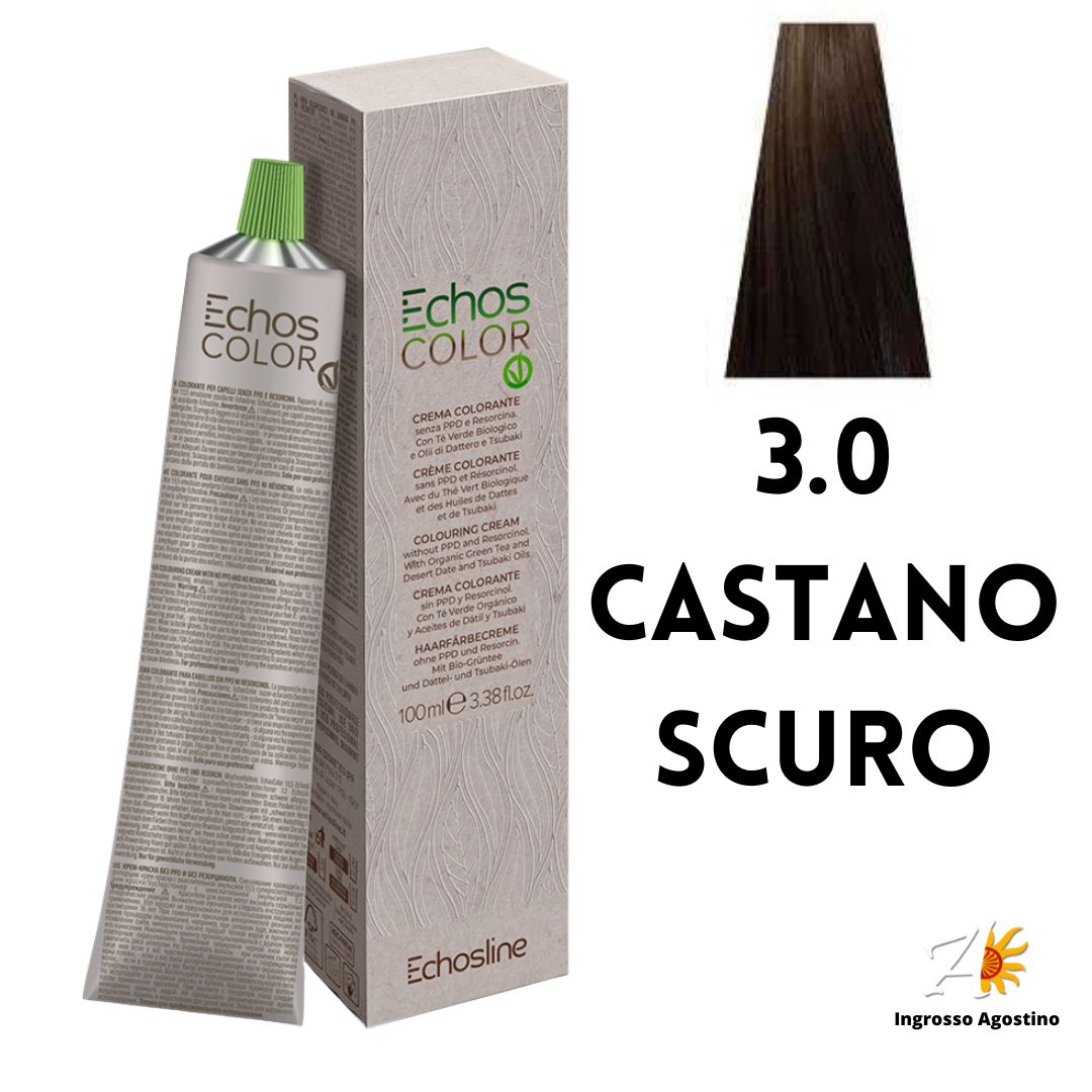 Echosline Echos Color Tintura 3.0 Castano Scuro 100ml