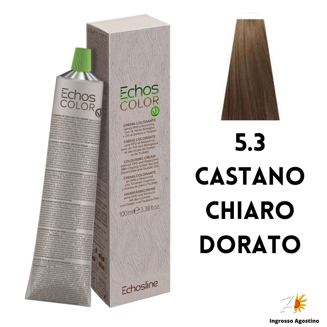 Echosline Echos Color Vegan 5.3 Castano Chiaro Dorato 100ml