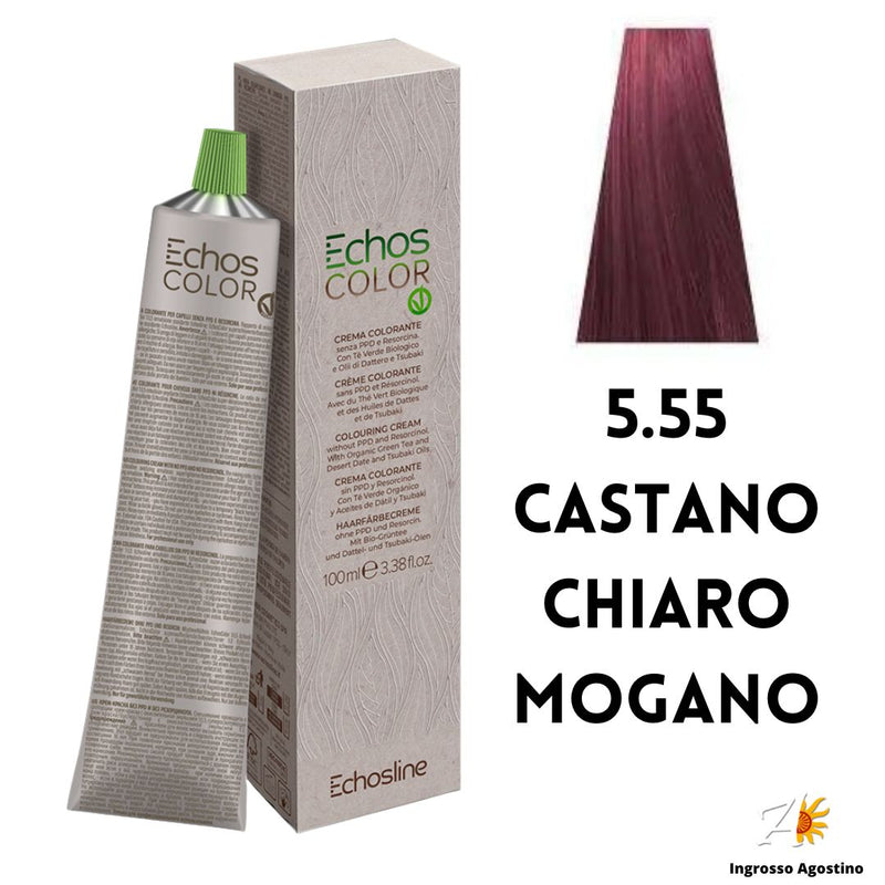 Echosline Echos Color Tintura 5.55 Castano Chiaro Mogano 100ml