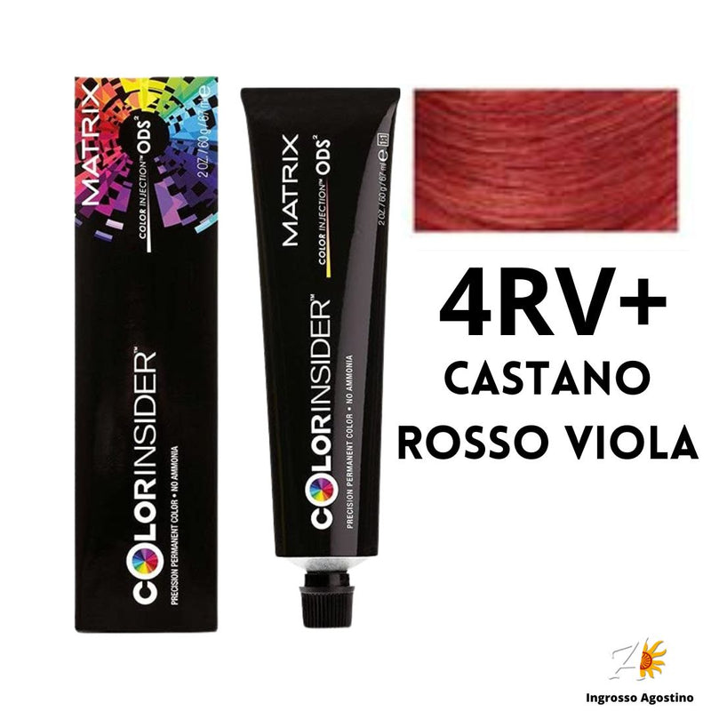 Tintura Colorinsider Matrix 67ml 4RV+ Castano Rosso Viola+