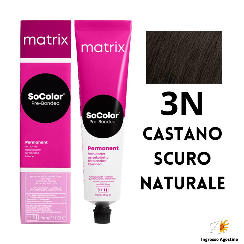Tintura SoColor Matrix 3N Castano Scuro Naturale 90ml